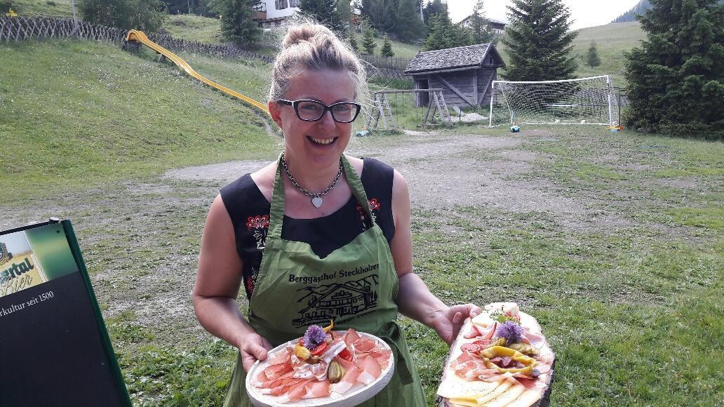 Berggasthof Steckholzer Sankt Jodok am Brenner Eksteriør bilde